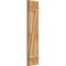 Ekena Millwork Joined Board-n-Batten Shutters w/Z-Bar, Rough Sawn Western Red Cedar, 10 3/4W x 45H, PR RBJ06Z11X045RWR - alternate 5